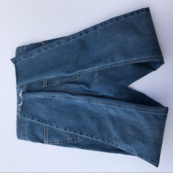 Topshop Joni Jeans with Raw Hem - Picture 4 of 8